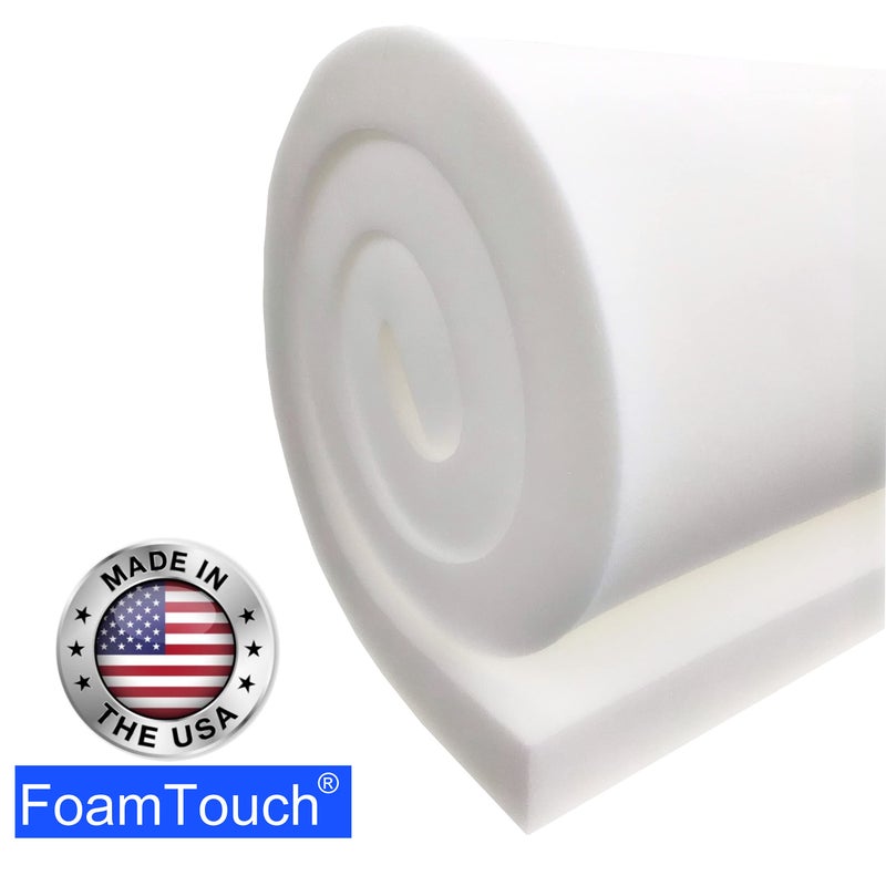 FoamTouch Upholstery Foam Cushion High Density 1" Height x 30" Width x 72" Length - Image 3